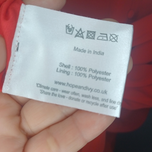 Chic Red Embroidered Mini Dress - Picture 5 of 11